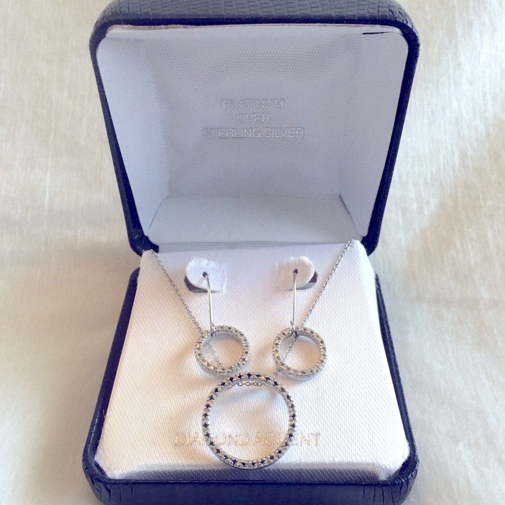 Sterling Silver Necklace & Earring Set